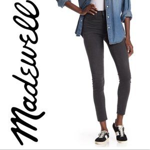 Madewell Washed Black 9-inch Midrise Skinny Jeans 25